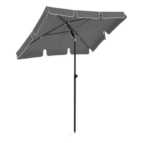 Parasol De Balcon Rectangulaire 2 X 1 25 M Protection Upf 50+ Ombrelle Toile Avec Revêtement
