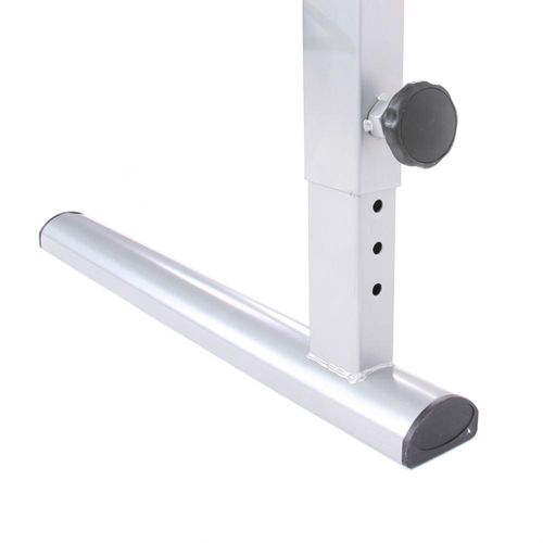 Bureau Pour Enfant En Métal Et Bois Plateau Inclinable Hauteur Réglable Blanc Bur04056