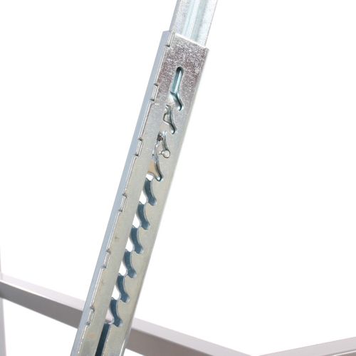 Bureau Pour Enfant En Métal Et Bois Plateau Inclinable Hauteur Réglable Blanc Bur04056