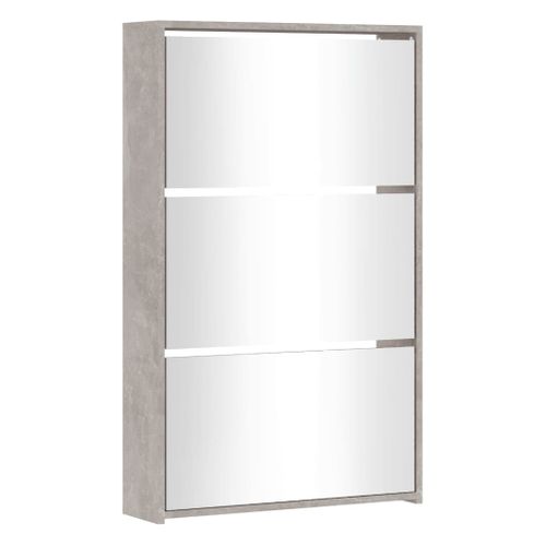 Meuble à Chaussures étroit Blanc – Dimensions 60 X 17 X 120 Cm – Pour Couloir, Salon, Appartement – Étageres Réglables – Design Ouvert Et Ventilé
