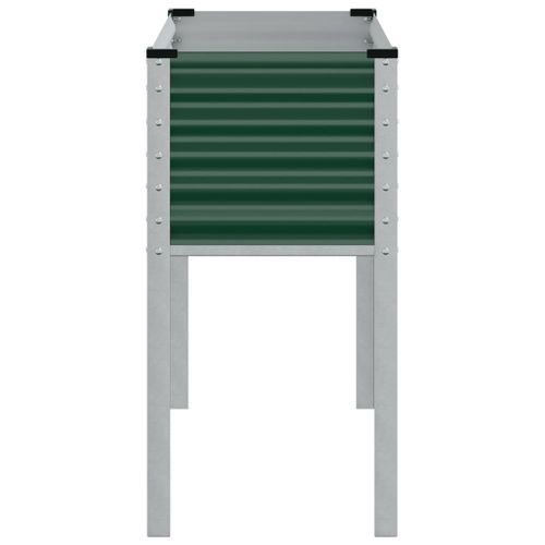 Jardinière Bac Lit Surélevé Plantes Fleurs Terrasse Jardin 100 X 41 X 90 Cm Acier