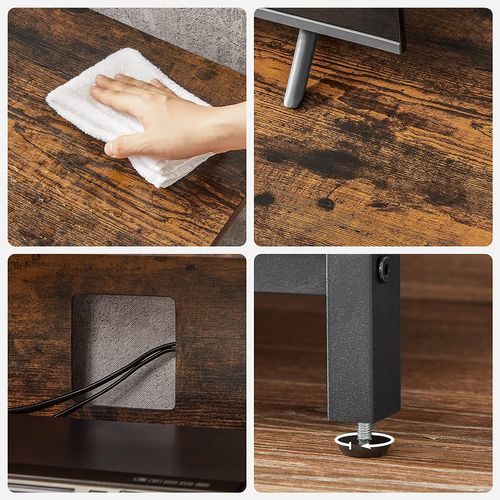 Meuble TV Pour Télévision Jusqu’à 60 Pouces 120 X 40 X 50 Cm Support Télévision Avec
