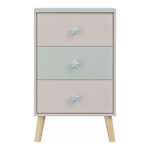 Commode Meuble De Rangement Pratique Entrée Salon Chambre Pour Enfants 62 X 38 X 30 Cm Vert