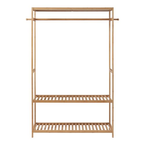 Portemanteau Meuble D'entrée Design Bambou 165 X 100 X 35 Cm Naturel 03_0010368