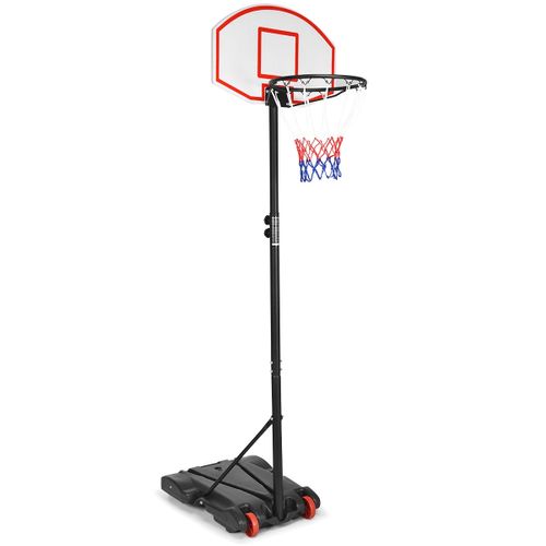 Panier De Basket LIFEZEAL – Hauteur Réglable 6 Niveaux – Roues Et Base 32L – Pour Intérieur Et Extérieur – Dès 3 Ans