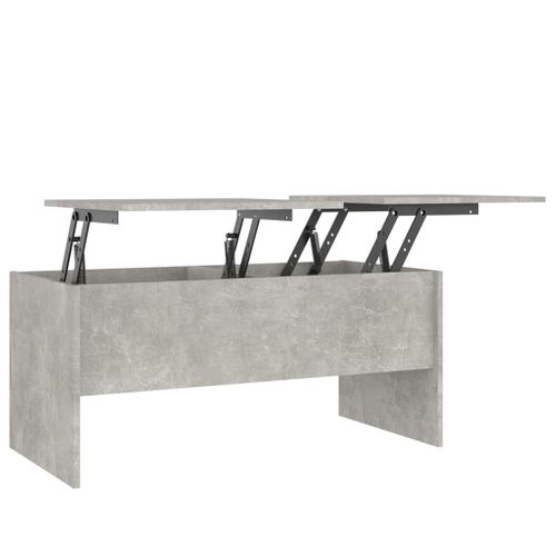 Table Basse Avec Plateau Relevable Design Moderne Et Contemporain 102 X 50,5 X 46,5 Cm Bois D'ingé