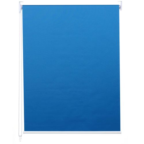 Store Enrouleur De Fenêtre Occultant Protection Solaire Store à Tirage Latéral 90x230cm Opaque Bleu
