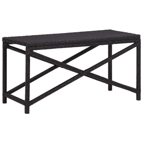 Banc De Jardin Meuble De Patio D'extérieur Terrasse 80 X 40 X 43 Cm