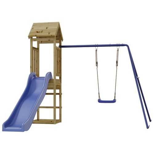 Balançoires Toboggan Portiques Robuste Jeux Jardin 238 X 321