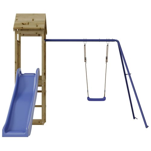 Balançoires Toboggan Portiques Robuste Jeux Jardin 238 X 321