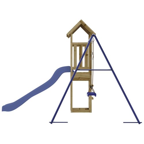Balançoires Toboggan Portiques Robuste Jeux Jardin 238 X 321