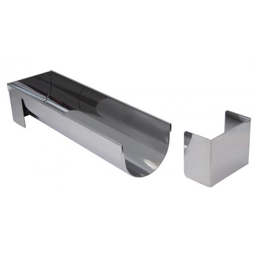 Gouttière à Bûche Inox Ronde 8x30cm 3206.30