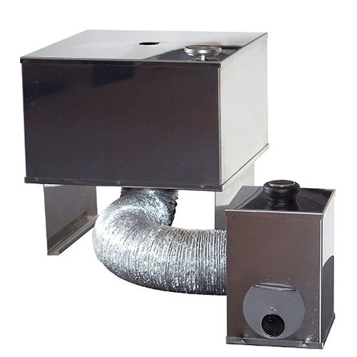 Fumoir Inox 2 Niveaux 60x40cm - 3441.60