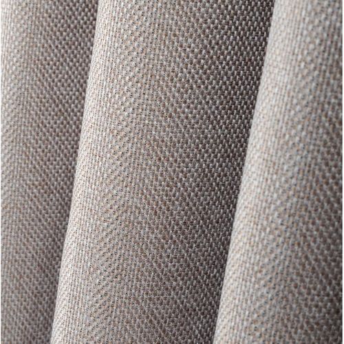 Rideau Occultant Uni Tramé - 140x260 Cm - Beige