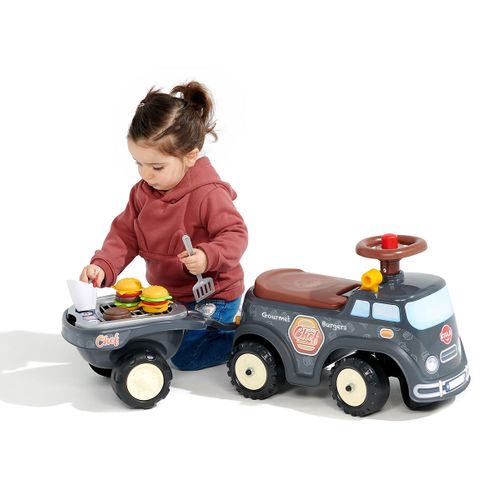 Porteur Enfant Food Truck Avec Remorque 1 À 3 Ans