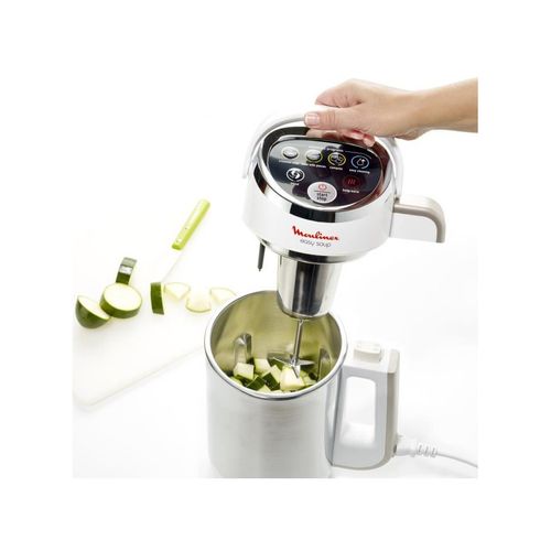Blender Chauffant Easy Soup 1.2l 1000w Inox Lm841110