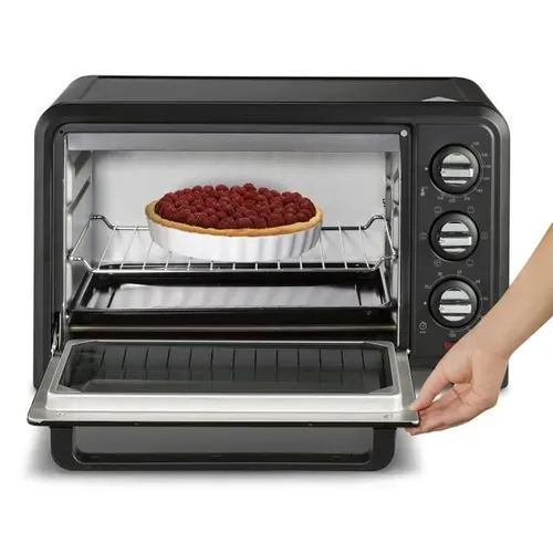 Mini Four Grill - 19l - 1380 W - Grill 740 W - Chaleur Tournante - Noir - Ox444810