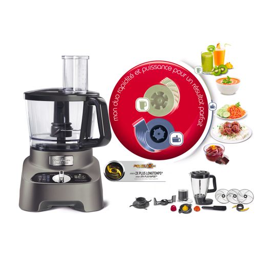 Robot Multifonction 2l 1000w Gris - Fp825e10