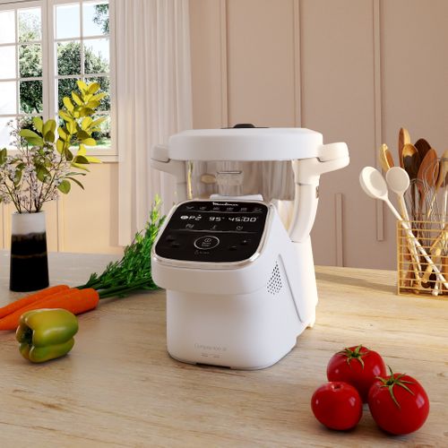 Robot Cuiseur Companion XL Multifonctions 3l 1550w Blanc/gris - Hf80cb10