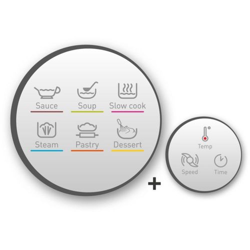 Robot Cuiseur Companion XL Multifonctions 3l 1550w Blanc/gris - Hf80cb10