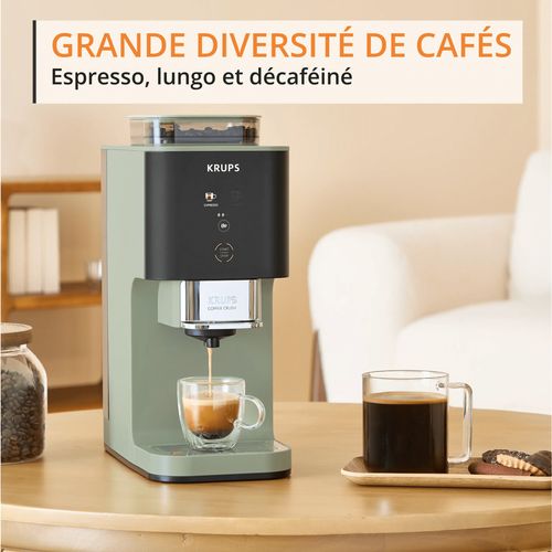 EXPRESSO COFFEE CRUSH SA401LE0 KRUPS 15 bars - 3 niveaux - Noir
