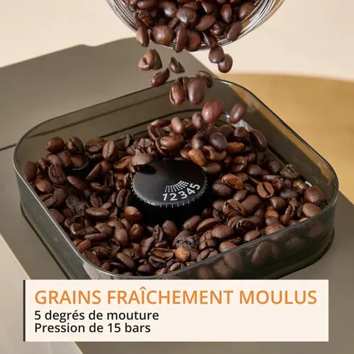 Expresso avec broyeur KRUPS Coffee Crush SA403BE0