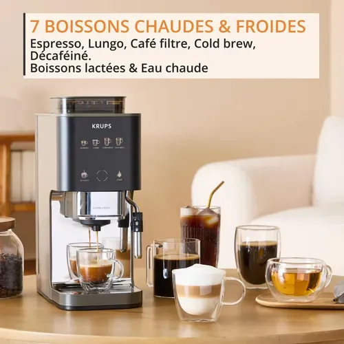 Expresso avec broyeur KRUPS Coffee Crush SA403BE0
