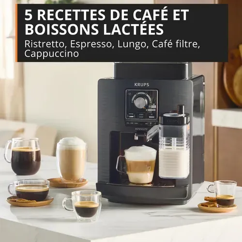 Expresso avec broyeur KRUPS INTENSITY LAIT EA5028E0 vue d'ambiance 1