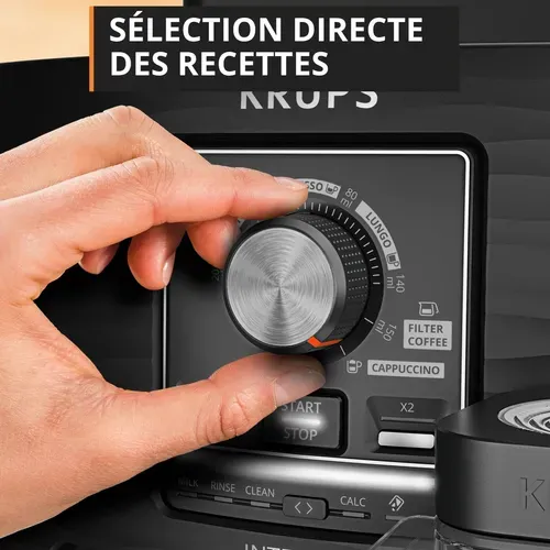 Expresso avec broyeur KRUPS INTENSITY LAIT EA5028E0