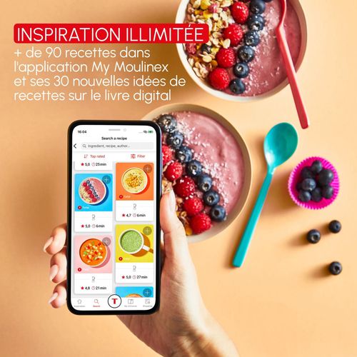 Blender MOULINEX LM1E04F0 vue de profil