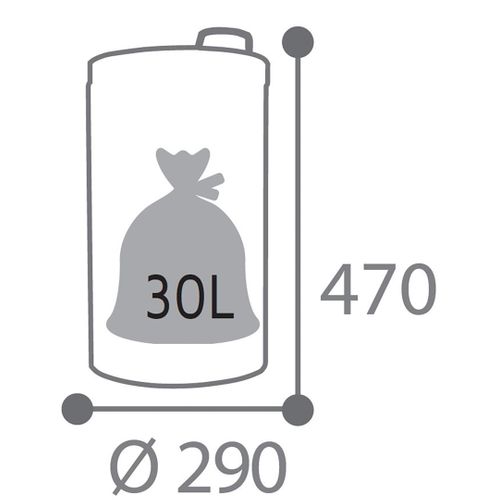 Poubelle De Cuisine à Pédale 20l Fabriqué En France - Sania Rossignol