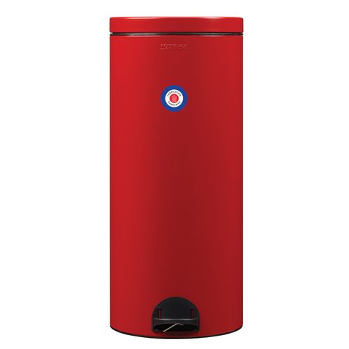 Poubelle De Cuisine à Pédale 30l Fabriqué En France - Sania Rossignol Rouge