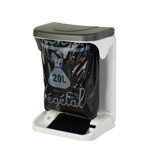 Poubelle Intérieur Placard Cuisine 20l Avec Dérouleur De Sac Et 20 Sacs Poubelle 20l - Ino Rossignol