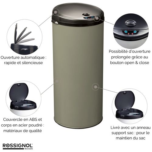Poubelle De Cuisine Automatique 45l Fabriqué En France - Sensitive Rossignol