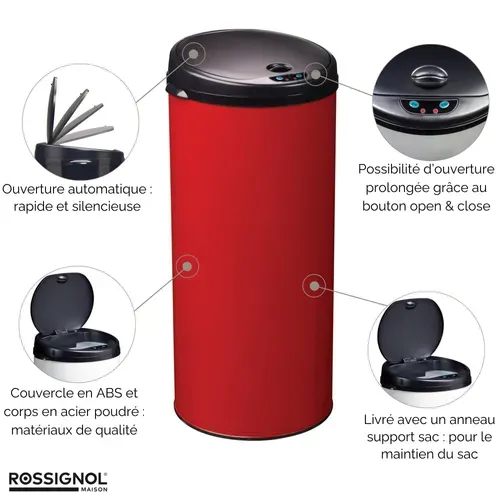 Poubelle De Cuisine Automatique 45l Fabriqué En France - Sensitive Rossignol