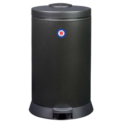 Poubelle De Cuisine à Pédale 20l Fabriqué En France - Magic Rossignol Noir Basalte