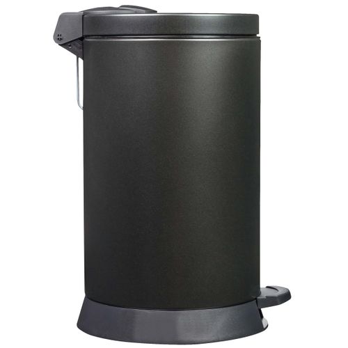 Poubelle De Cuisine à Pédale 20l Fabriqué En France - Magic Rossignol Noir Basalte