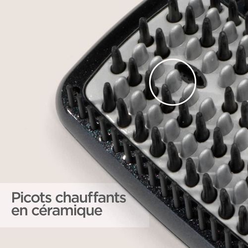 Brosse Chauffante Lissante Noir - Hsb101e Liss Brush 3d