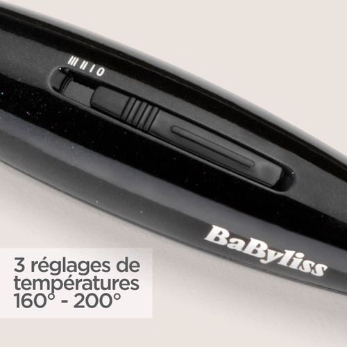 Brosse Chauffante Lissante Noir - Hsb101e Liss Brush 3d