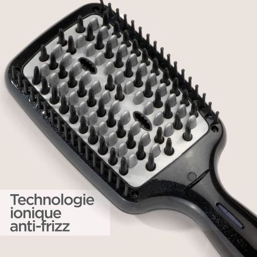 Brosse Chauffante Lissante Noir - Hsb101e Liss Brush 3d