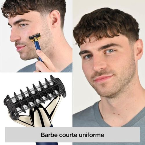Tondeuse à Barbe Ot992e X-blade Super‑x Metal — Lame Acier 0,2mm, Ipx7