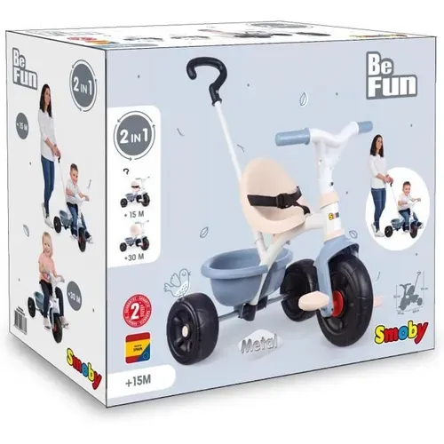 Smoby - Tricycle Be Fun Bleu