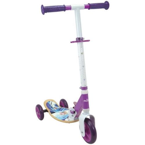 Trottinette Pliable 3 Roues La Reine Des Neiges – Bois et Métal, Guidon Réglable