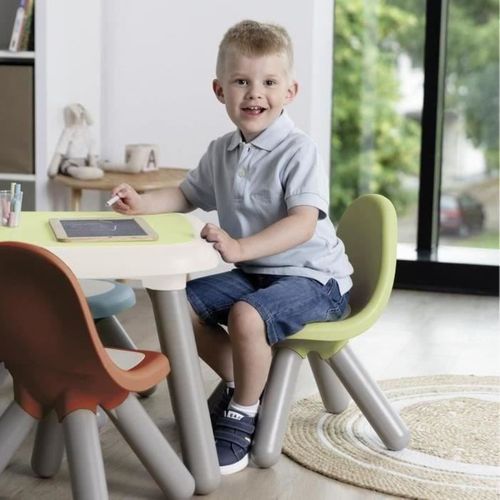 Table Enfant Life – 98% Plastique Recyclé, Traitée Anti-uv, 4 Places