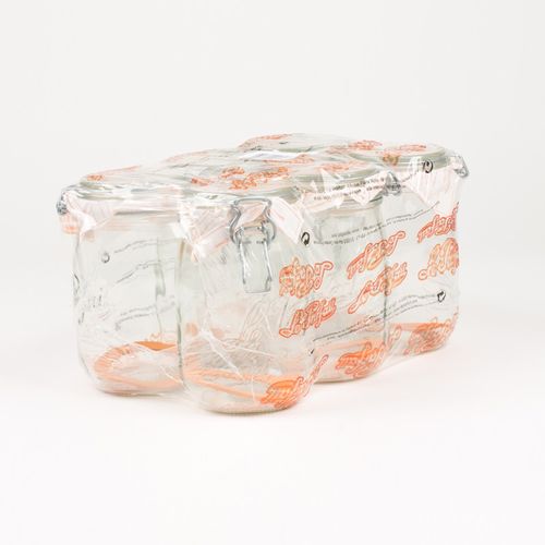 Lot De 6 Bocaux En Verre 1l - 900507