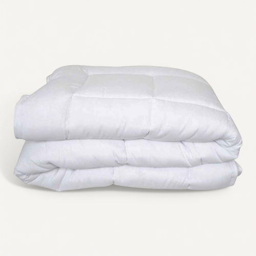 Couette Chaude En Microfibre 400 Gr/m2 - 260x240 Cm - Blanc