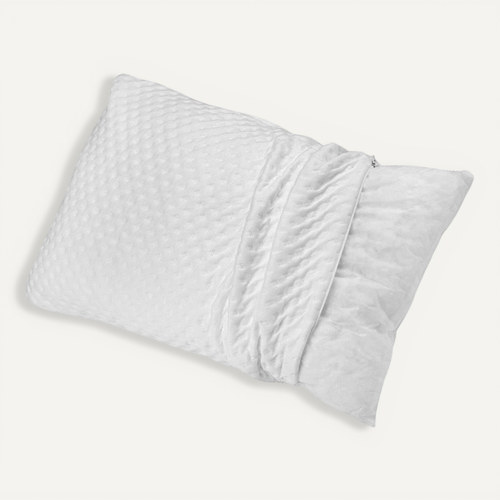 Oreiller Mémoire De Forme - Memotec - Confort Souple - 40 X 60 Cm - Blanc