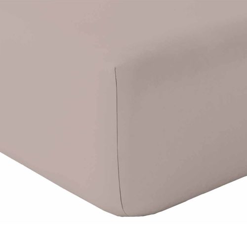 Drap Housse Duo Alabama Taupe 100 X 200 Cm Marron