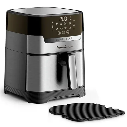 Friteuse Sans Huile + Grill - 4,2 L - Température Réglable - 8 Programmes Automatiques - Ez505d10
