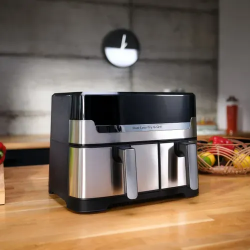 Friteuse à air MOULINEX EZ905D20 Dual Easy Fry Grill vue d'ambiance 1